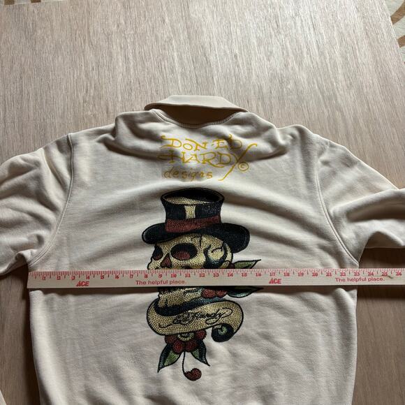 Y2K Ed Hardy by Christian Audigier Full Zip Rhinestone Jacket - Picture 9 of 10